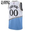 Canotte Bambino Atlanta Hawks Personalizzate Nike 2024-25 City Edition Bianco Swingman